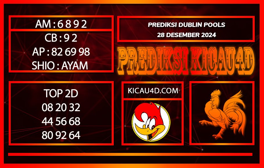 PREDIKSI TOGEL DUBLIN POOLS 28 DESEMBER 2024