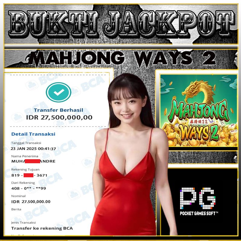 BUKTI JACKPOT KEMENANGAN 23 JANUARI 2025