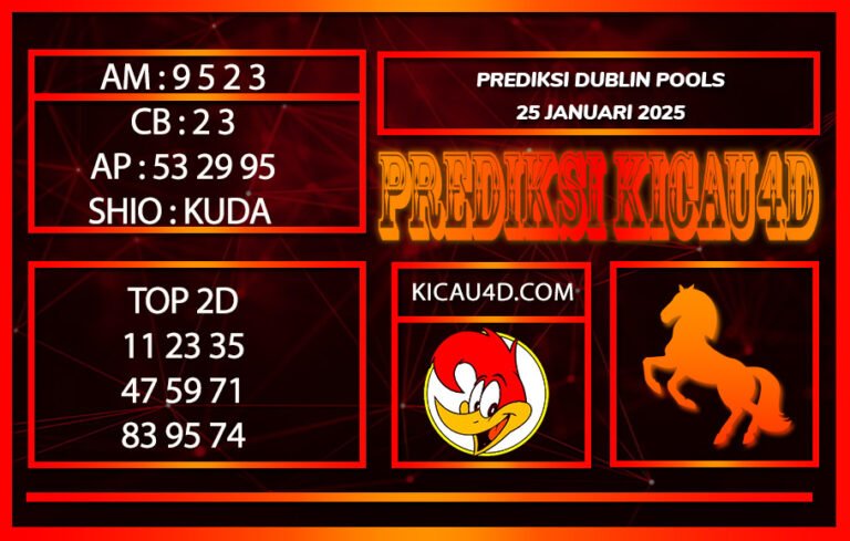 PREDIKSI TOGEL DUBLIN POOLS 26 JANUARI 2025