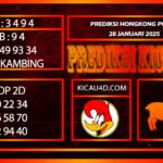 PREDIKSI TOGEL HONGKONG POOLS 28 JANUARI 2025