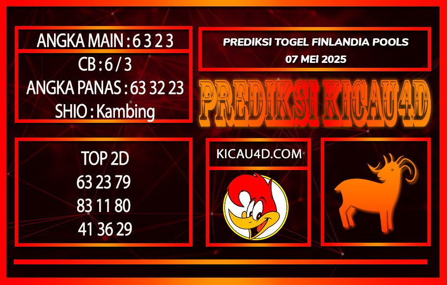 PREDIKSI TOGEL FINLANDIA POOLS 07 MEI 2025