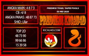 PREDIKSI TOGEL TAIPEI POOLS 03 MEI 2025